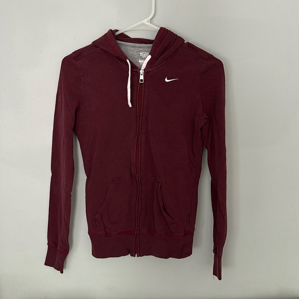 Maroon Nike Hoodie
